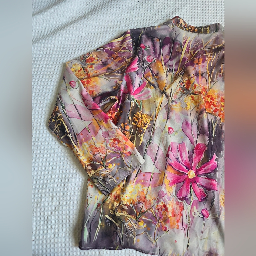 5/25$ Women's Floral Blouse - Picture 13 of 15